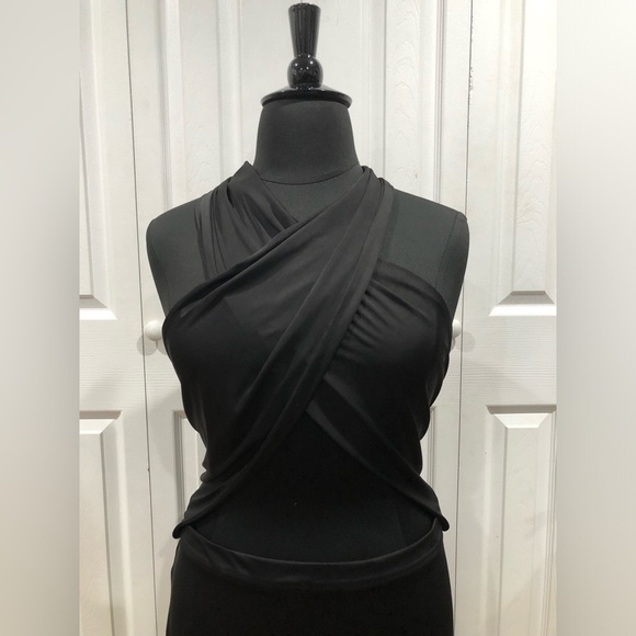 Express Black Backless Dress - Picture 7 of 16